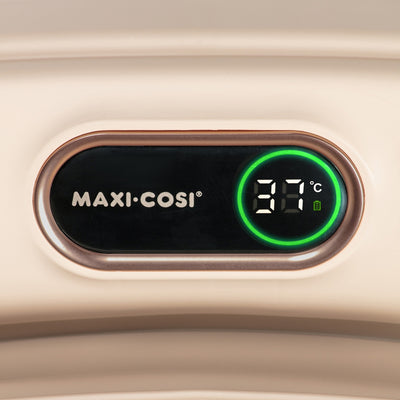 Banheira Infantil Dobrável Maxi-Cosi Indigo Plus Muted Terra - Termômetro HighSense integrado