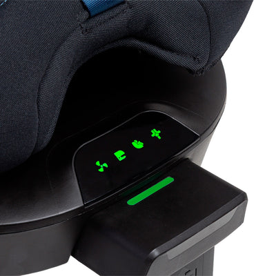 Cadeirinha De Bebê Para Carro Maxi-Cosi Spinel 360° Smart Authentic Black Tech - Indicadores visuais com comandos no display da base